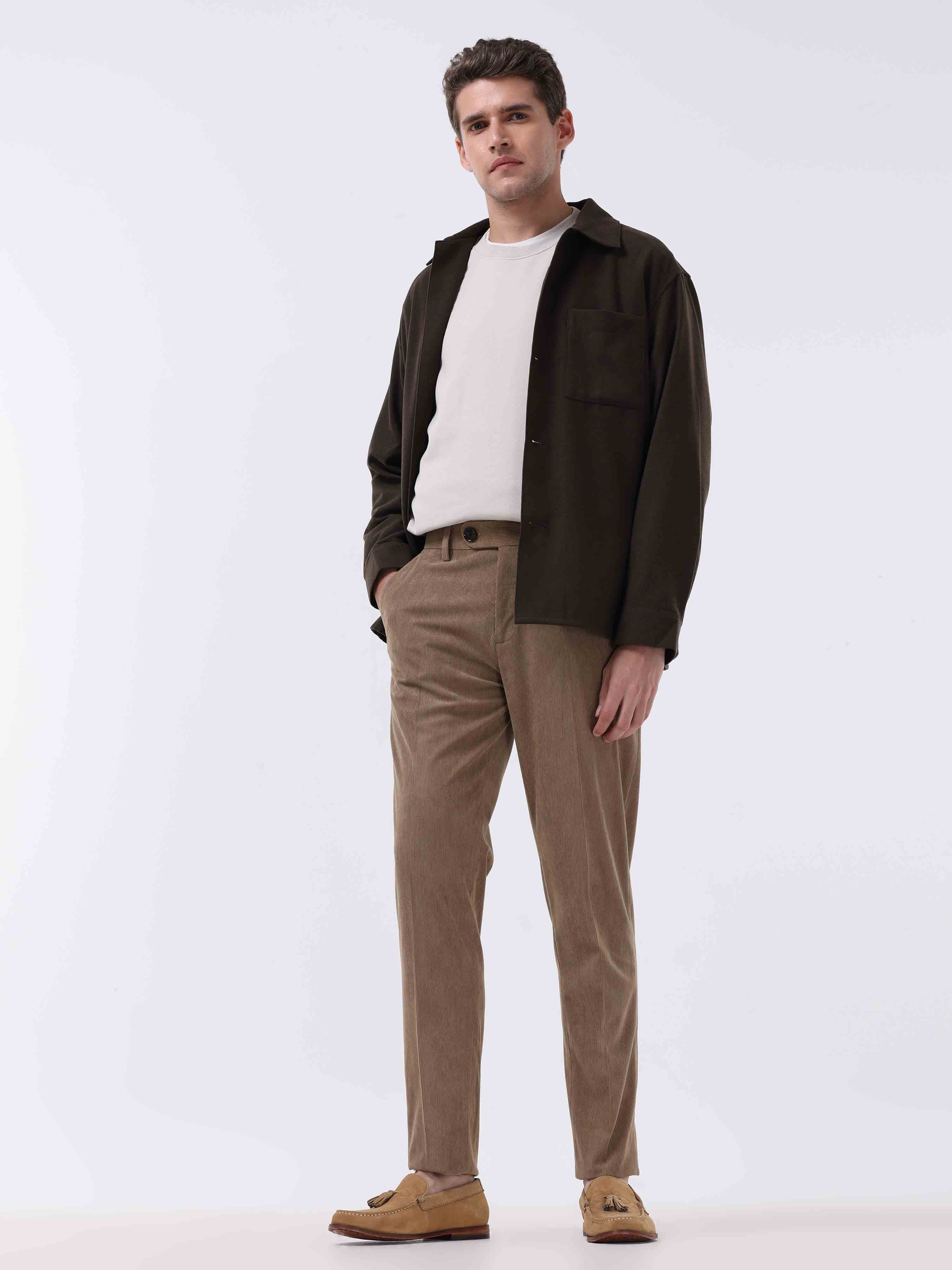 Buy Men's Corduroy Trouser Online | Numero Uno